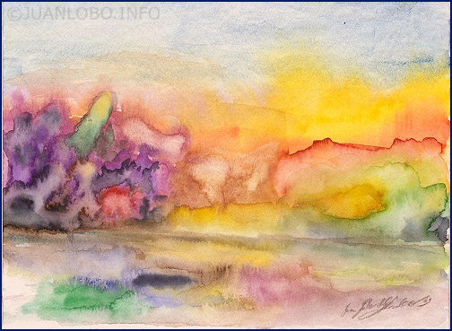 Sommerabend am Sarchinger Weiher