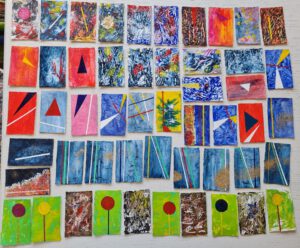 Weitere 50 Originalarbeiten aus der Kunstautomaten-Serie MORGENBROT von JUANLOBO Wolfgang Graf